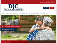 Tablet Screenshot of delcpa.com